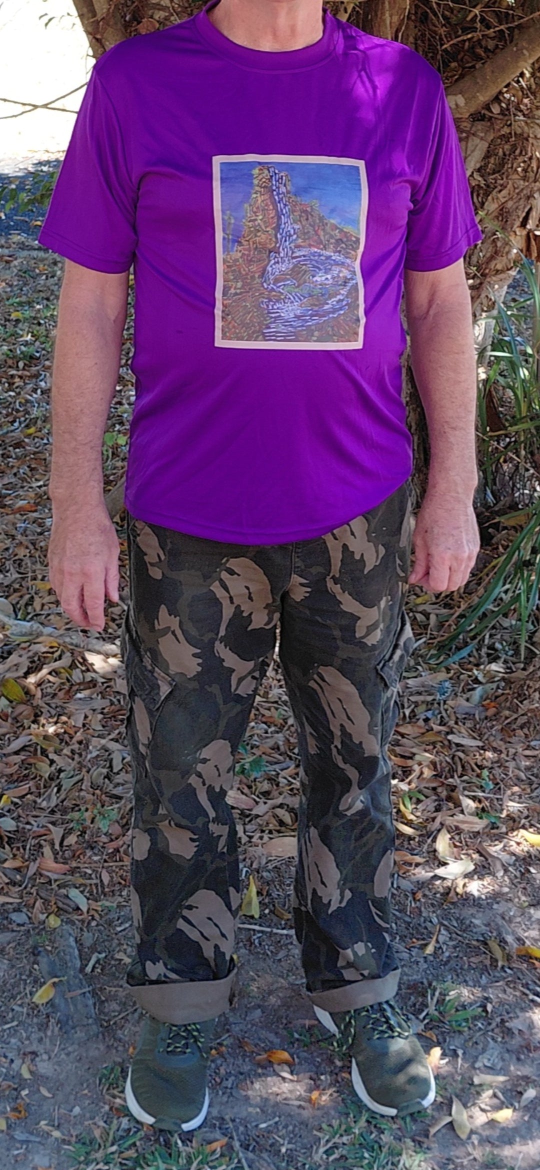 Mens Microfibre Katoomba Falls Tshirt